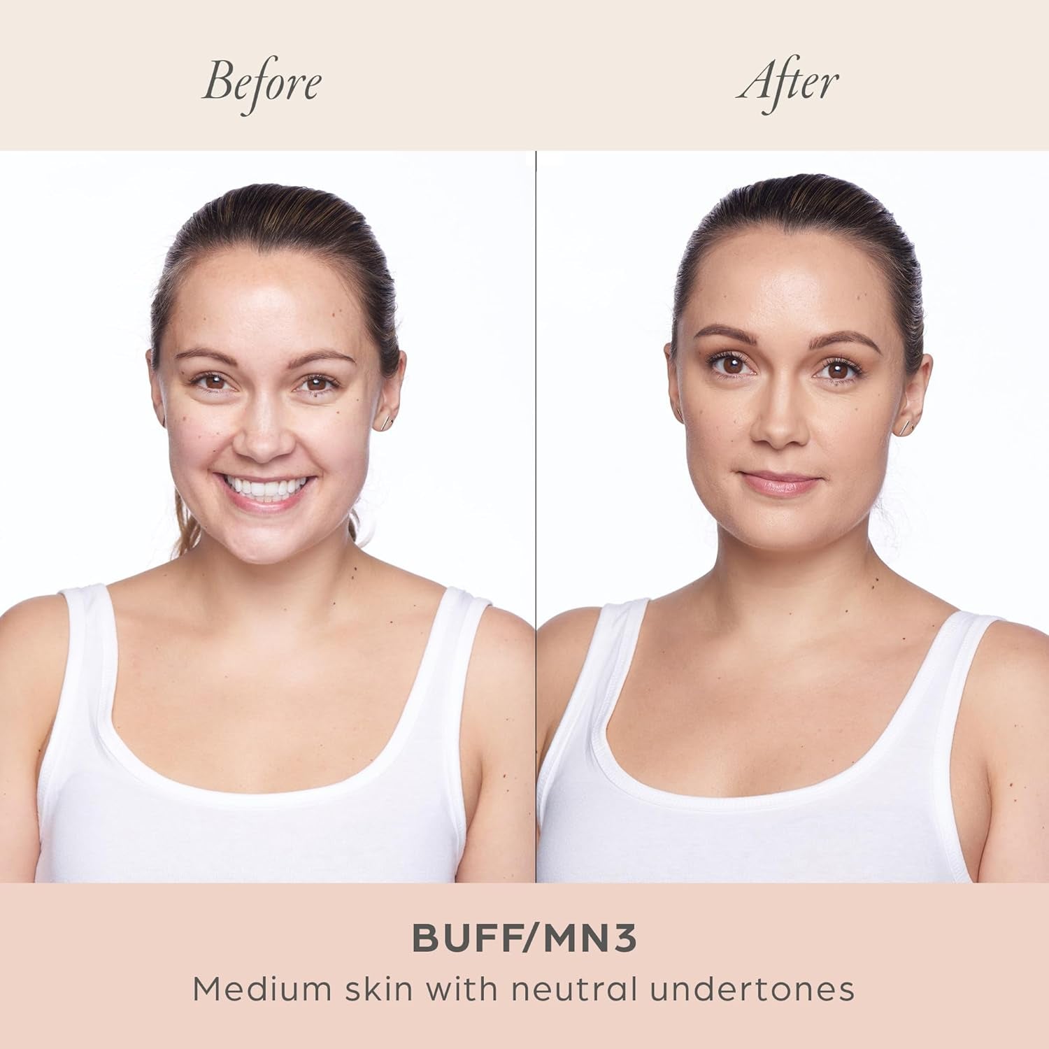 PÜR MINERALS 4-In-1 Love Your Selfie Foundation & Concealer - Longwear Full Coverage Liquid Makeup Foundation with Hydrating Blend for Refined-Looking, Natural Beauty Glow, Skin Texture & Tone