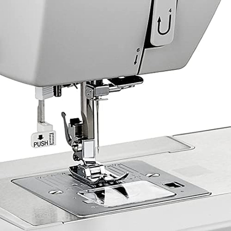 Heavy Duty 4423 High-Speed Sewing Machine with Accessory Kit | Powerful Motor with Enhanced Piercing Capability, 97 Stitch Options, Full Metal Frame, One-Step Buttonhole, and LED Lighting