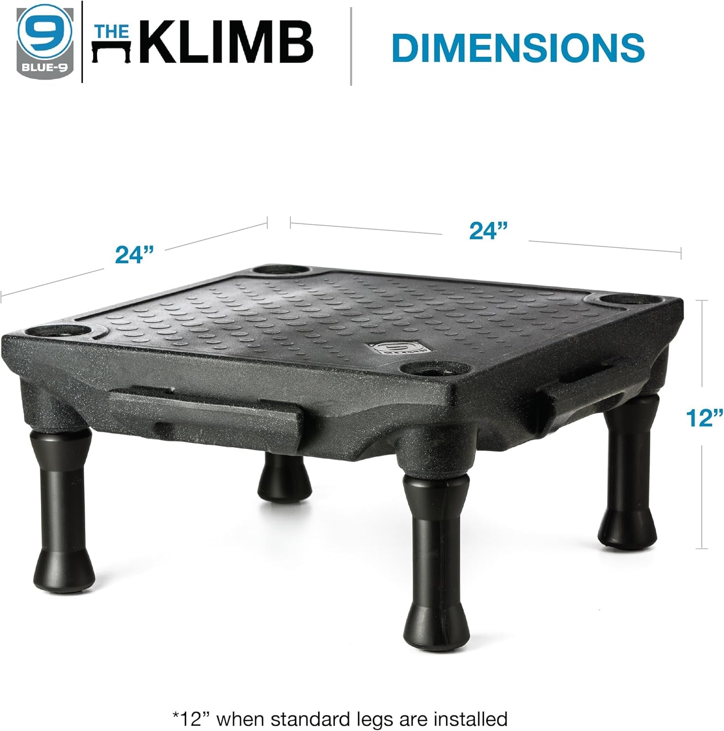 Pet Products KLIMB Dog Training Platform and Agility System, Durable and Portable for Indoor or Outdoor Use, Made in the USA, Black