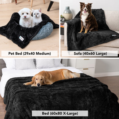 Dog Blanket for Pet Small Medium Large Dog Puppy Cat Soft Fleece Fluffy Sherpa