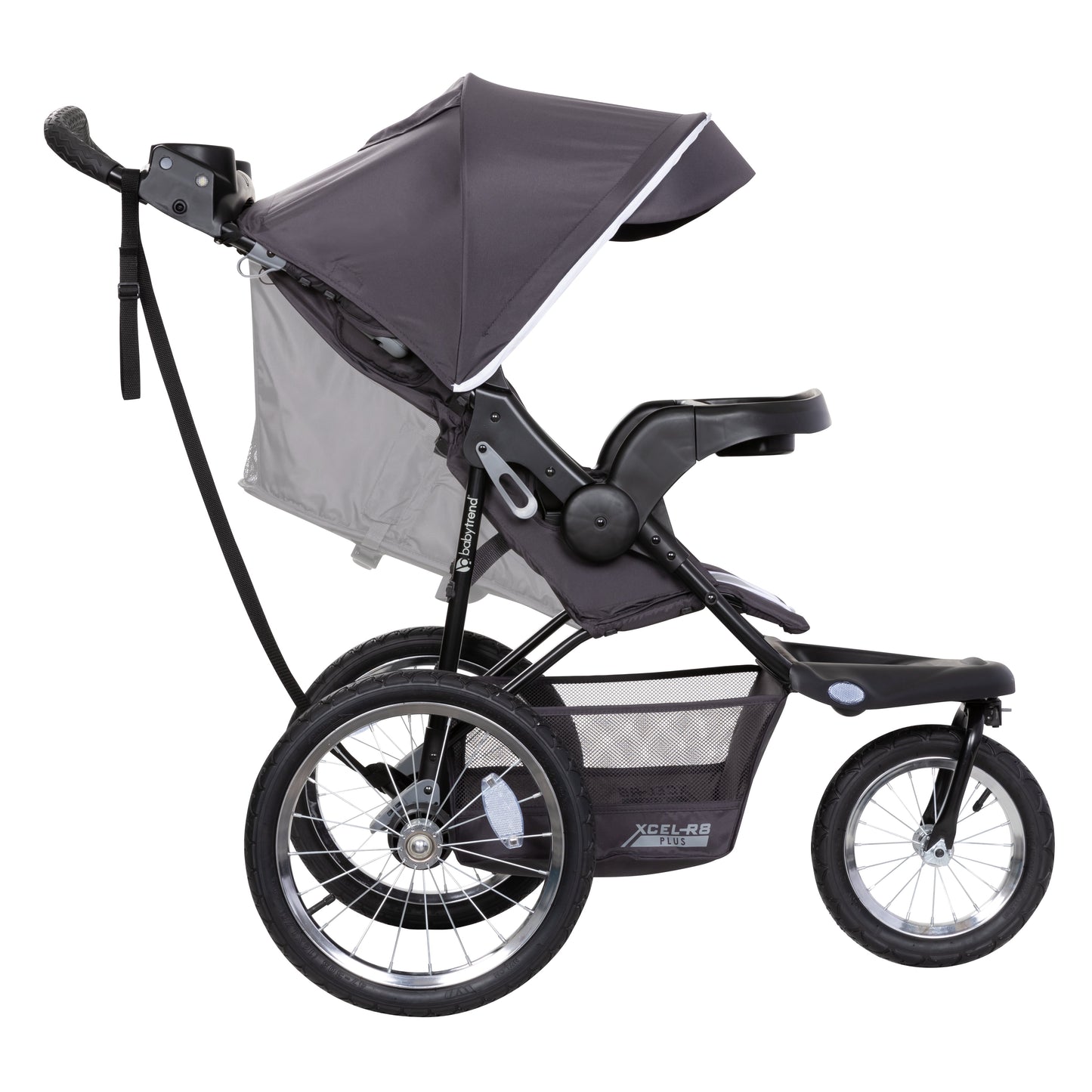 Xcel-R8 Plus Jogging Stroller with LED Lighting in Liberty Grey