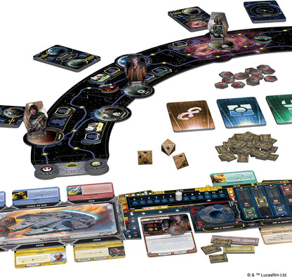 Star Wars: Outer Rim Strategy Board Game - Engaging Family Adventure for Ages 14+, 1-4 Players, 3-4 Hours of Playtime