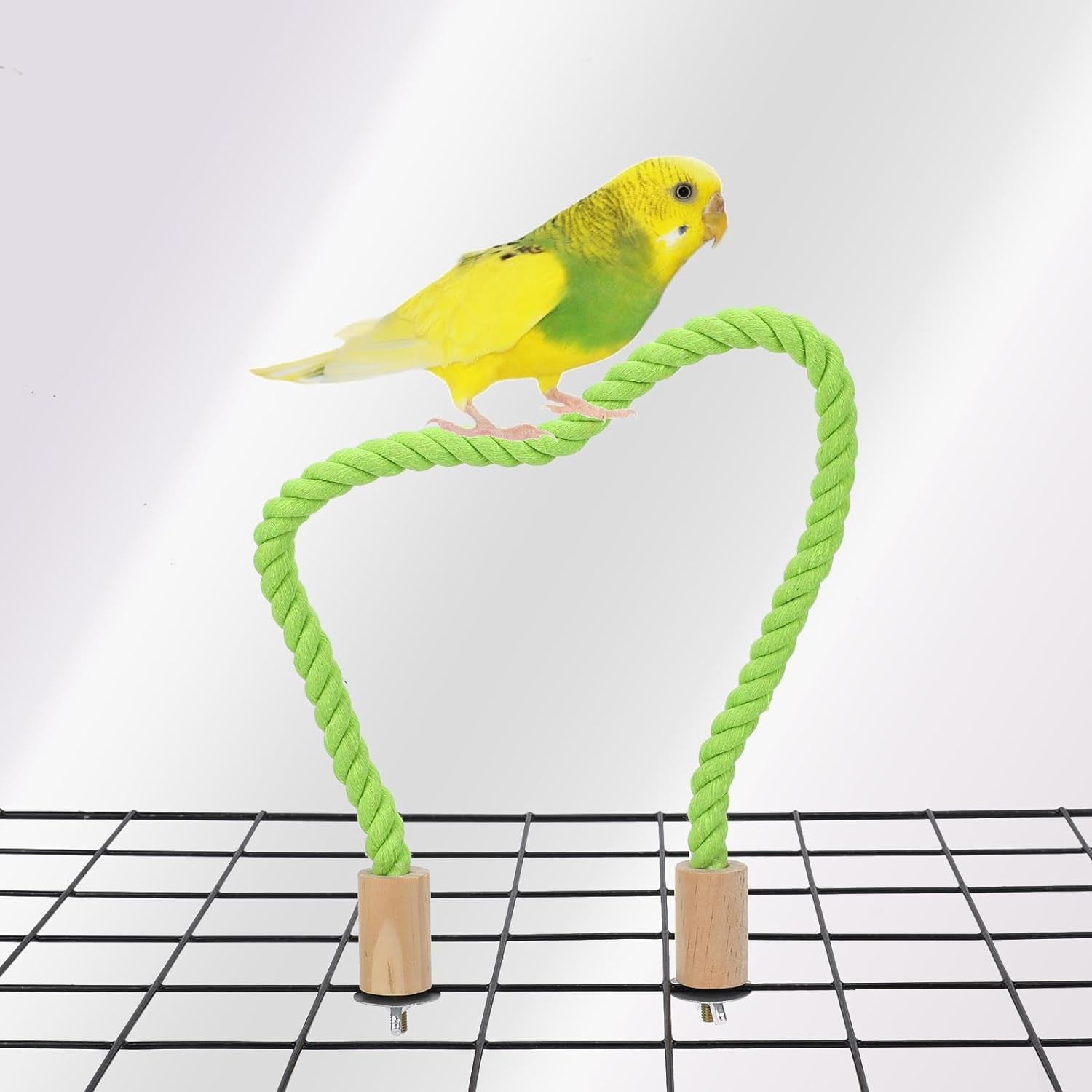 2 Pack Bird Hemp Rope Perch Swing Bird Cage Stand Pole Rope Accessories Parrot B