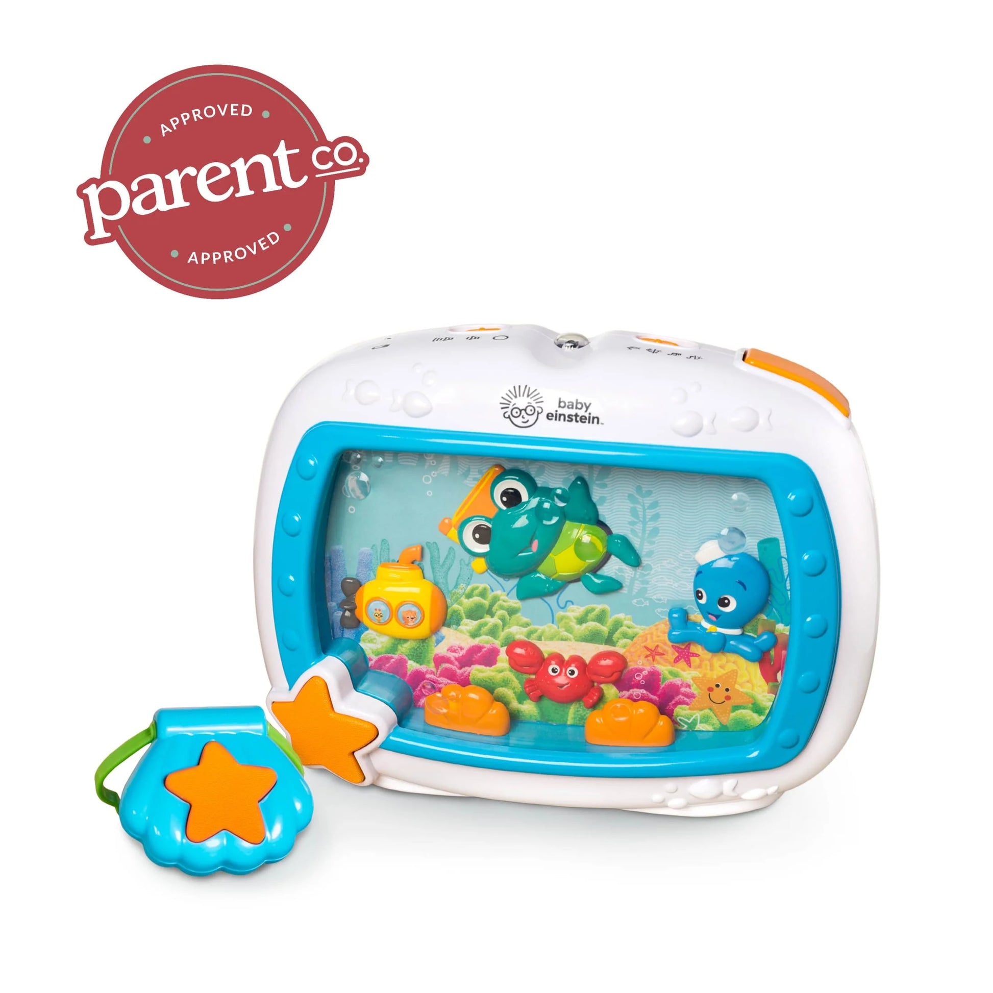 Sea Dreams Soothing Sleep Sound Machine with White Noise and Remote Control for Infants and Children, Multicolor, Ages 0 Months and Up