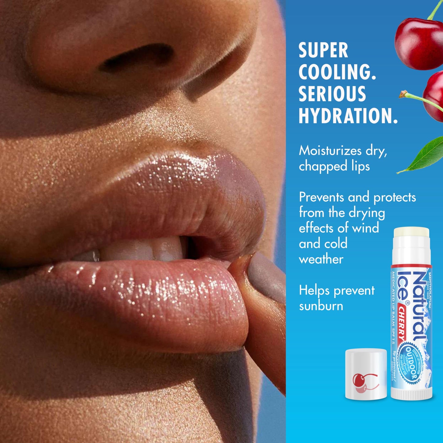 Medicated Cherry Lip Balm 48 Count Case