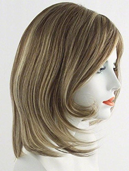 Blake Remy Human Hair Color 24BRH18 -  Wigs Women'S Long Monofilament Top Smart Lace Front Natural Hairline Bundle with Travel Kit, Maxwigs Hairloss Booklet