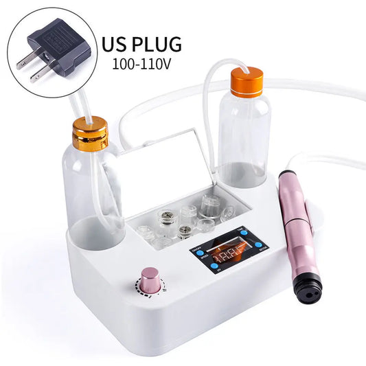 Small Bubble Beauty Device Cleansing Machine Blackhead Removal Water Spray Hydro Jet Face Pores Vacuum Suction Acne Cleaner