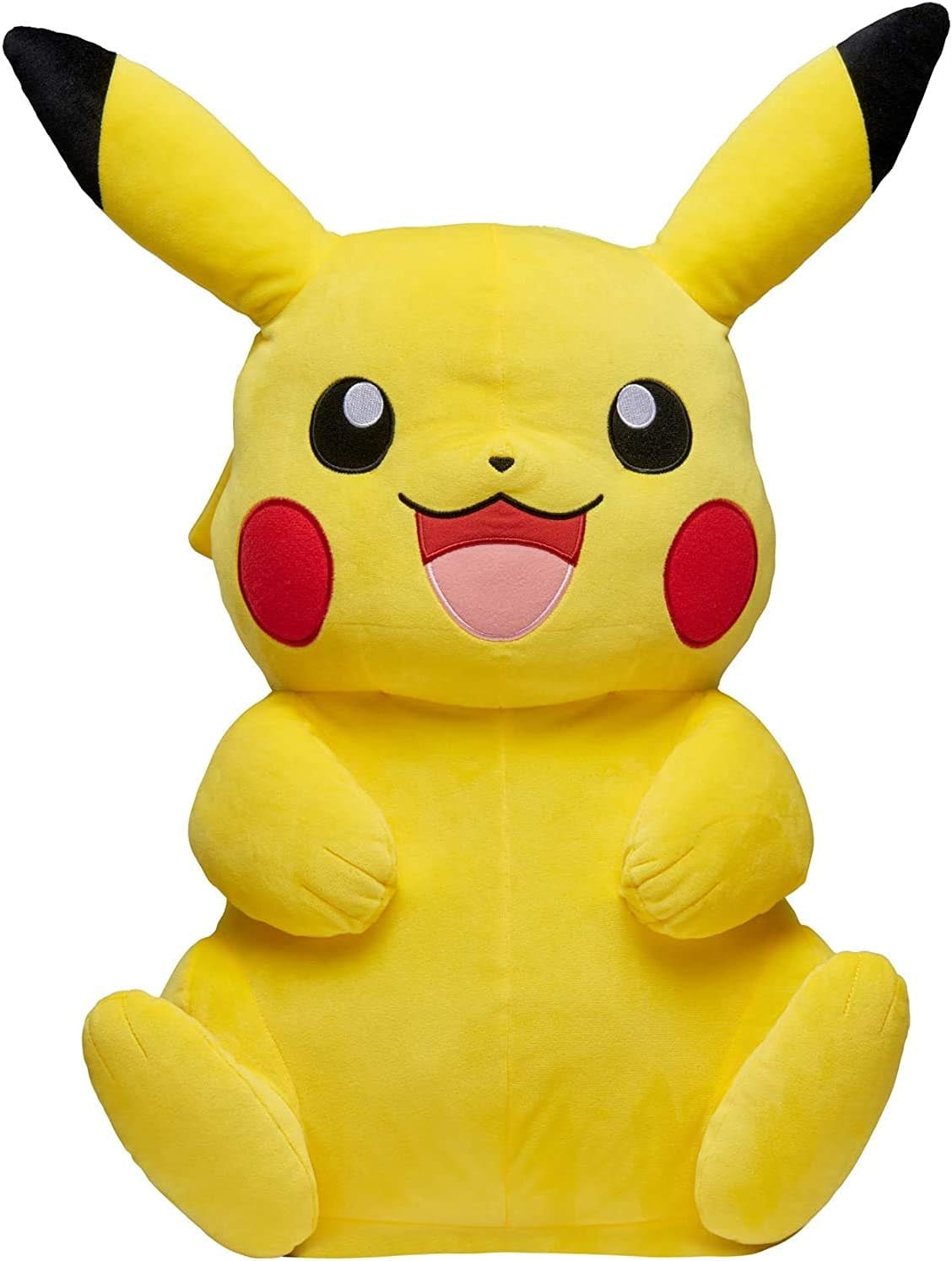 Pikachu 24-Inch Giant Plush Toy - Ultra-Soft, Life-Size Plush Ideal for Play and Display