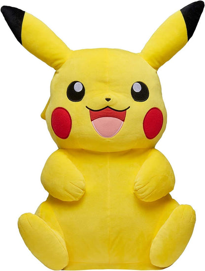 Pikachu 24-Inch Giant Plush Toy - Ultra-Soft, Life-Size Plush Ideal for Play and Display