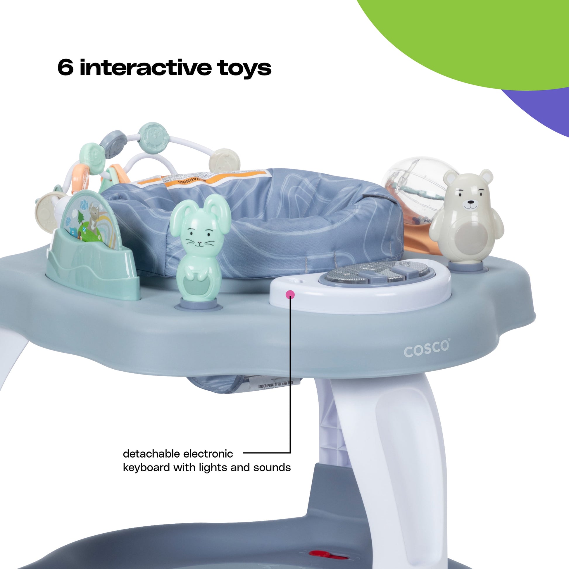 Organic Waves Infant Play Activity Center