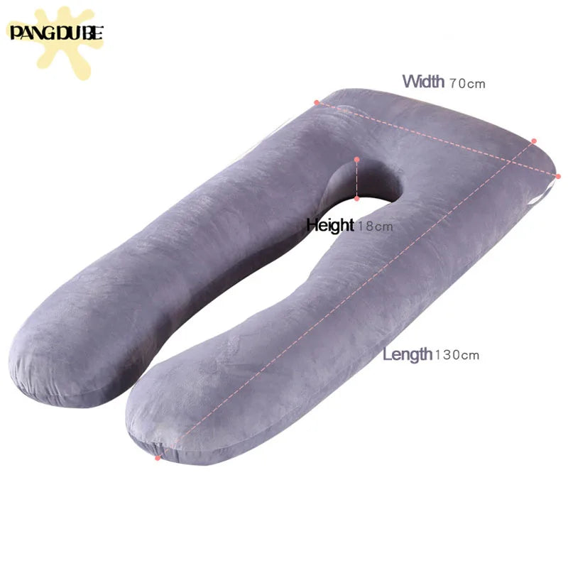 1.3KG Multi-Functional Cotton Maternity Pillow for Pregnancy and Breastfeeding Support