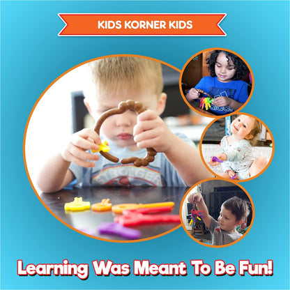 Montessori-Inspired Baby Keys Toy Set for Toddlers - Engaging Matching Games and Learning Tools for 2-Year-Olds - Realistic Pretend Play and Sensory Toys for Autistic Children with Activity E-Book