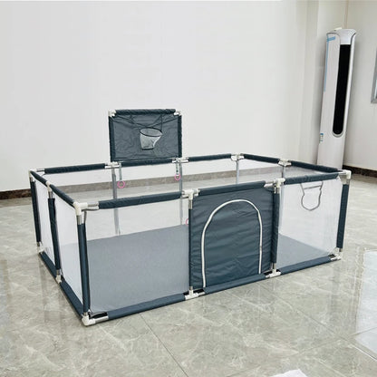 Indoor Baby Playpen Safety Barrier - Expansive Activity Gym and Groundbox Enclosure for Children