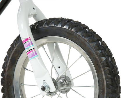 Magna Sapphire Bicycle - Durable Steel Frame, Front and Rear Hand Brakes, Adjustable Seat, Kickstand - Suitable for Ages 6-10, Excellent for Outdoor Riding
