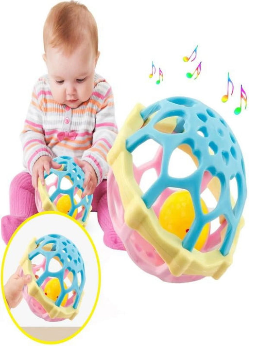 Colorful Soft Grasping Rattle Ball Toys for Newborns and Toddlers - Sensory Early Learning Toys for Infants Aged 0-12 Months - Ideal Gift for Boys and Girls