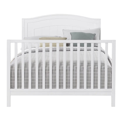 North Bay 4-in-1 Convertible Crib in Snow White - GREENGUARD Gold Certified Wood Construction