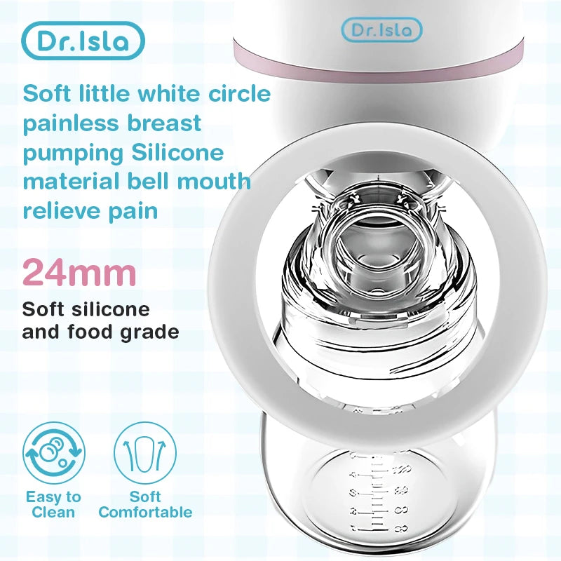 Professional Electric Breast Pump with Enhanced Suction for Comfortable and Quiet Milk Expression During Postpartum Recovery