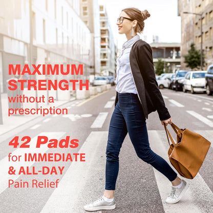 Wart Corn Remover Pads for Feet: 42 Pack 40% Salicylic Acid Extra Strength