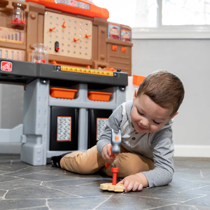 Toddler Workshop Utility Bench with 76-Piece Tool Set