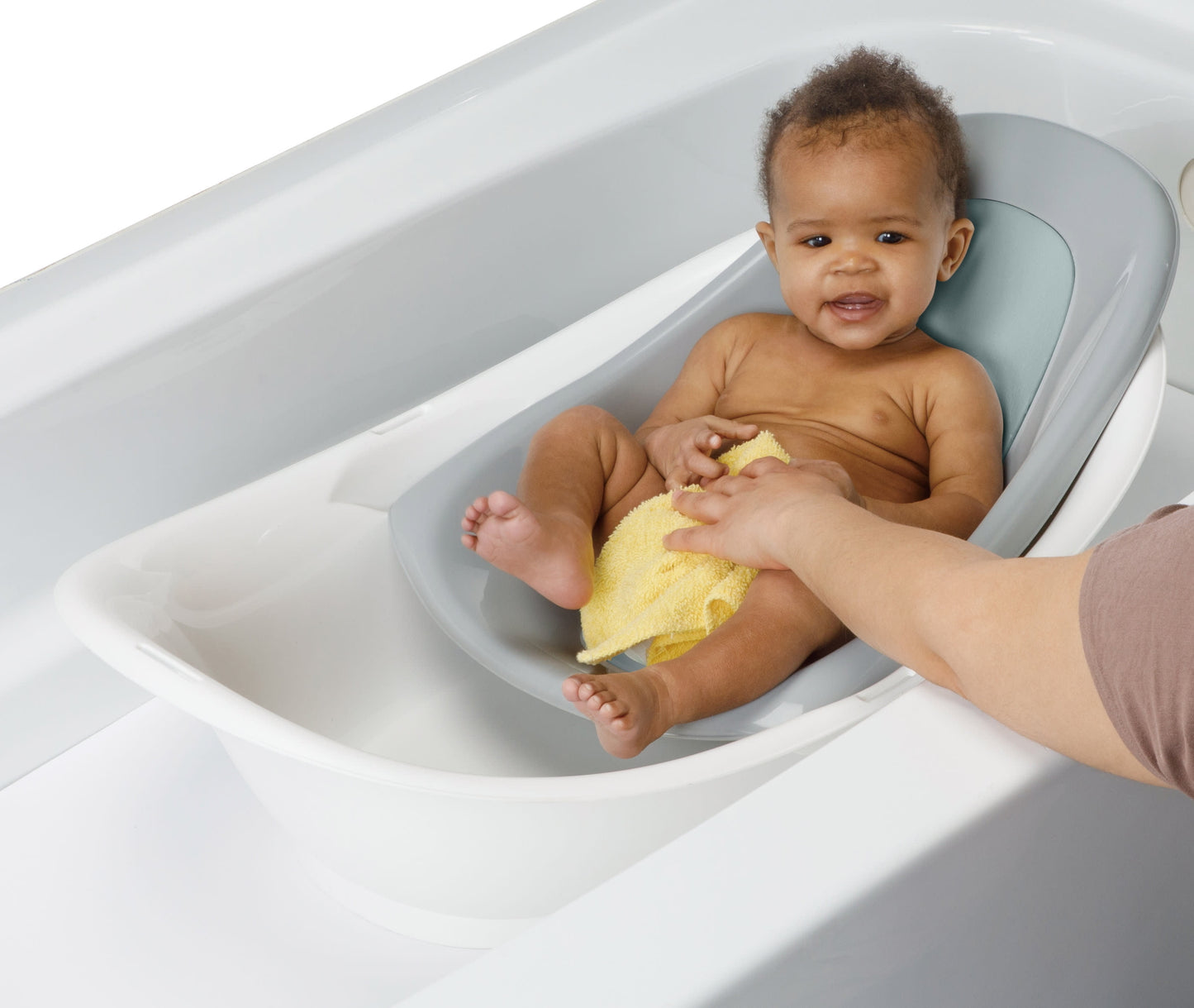 3-in-1 Multifunctional Plastic Infant Bathtub in Harbor Mist