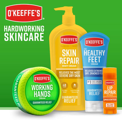 for Healthy Feet Foot Cream; Guaranteed Relief for Extremely Dry; Cracked Feet; Instantly Boosts Moisture Levels; 3.2 Ounce Jar; (Pack of 3)