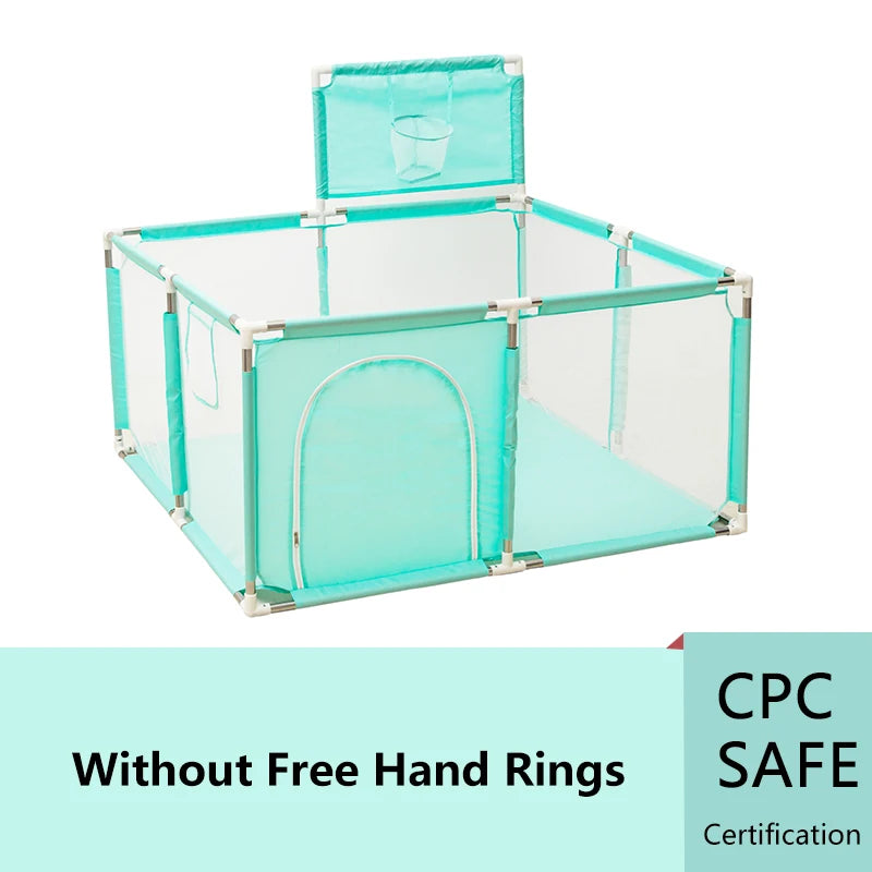 Indoor Baby Playpen Safety Barrier - Expansive Activity Gym and Groundbox Enclosure for Children
