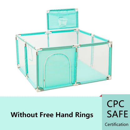 Indoor Baby Playpen Safety Barrier - Expansive Activity Gym and Groundbox Enclosure for Children