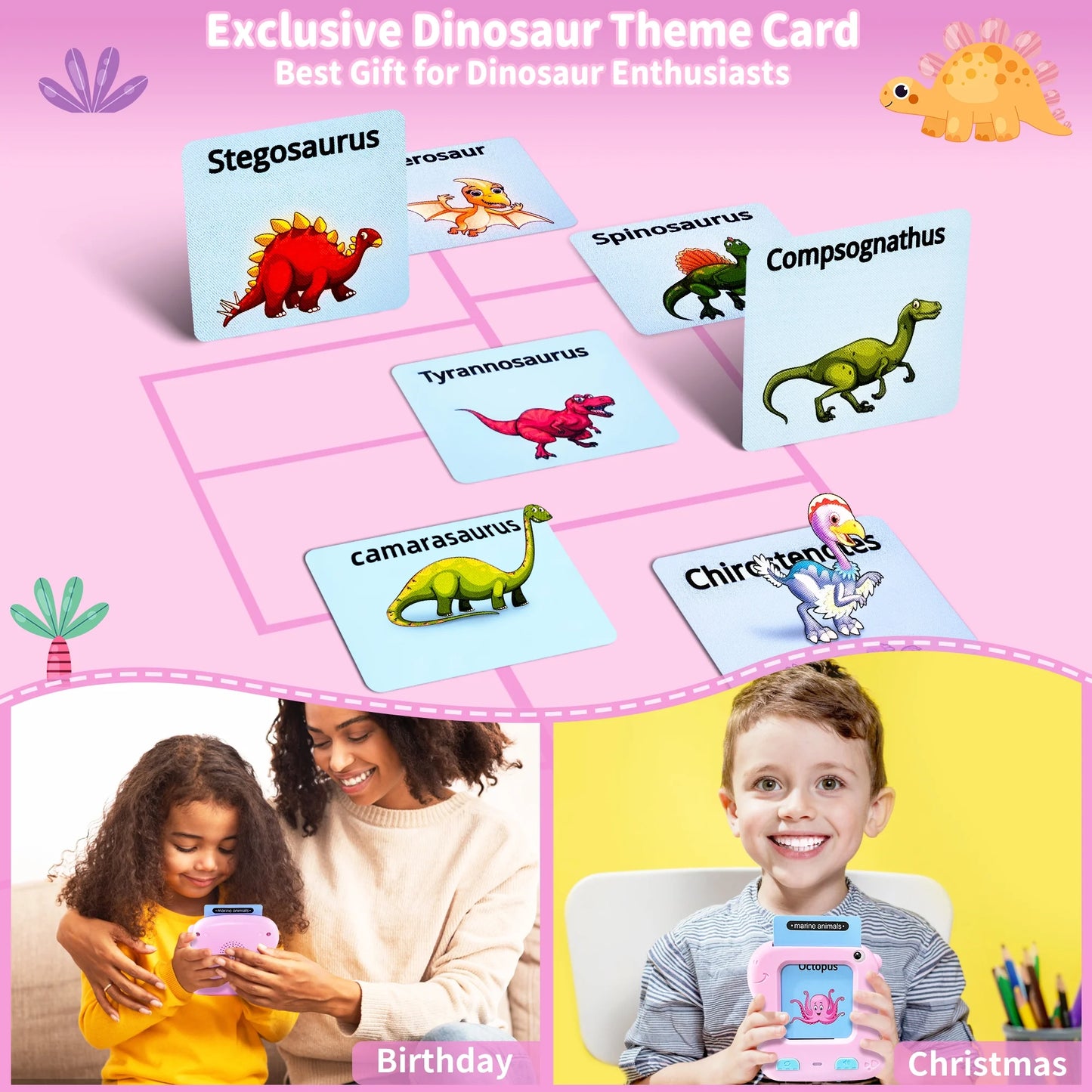 Interactive Educational Flash Cards for Children Aged 1-6, Montessori Learning Toys for Preschool Development