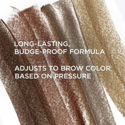 Brow Power Eyebrow Pencil - Universal Shades - Long-Lasting, Budge-Proof Formula - with Biotin - Natural-Looking Brows - Built-In Spoolie Brush