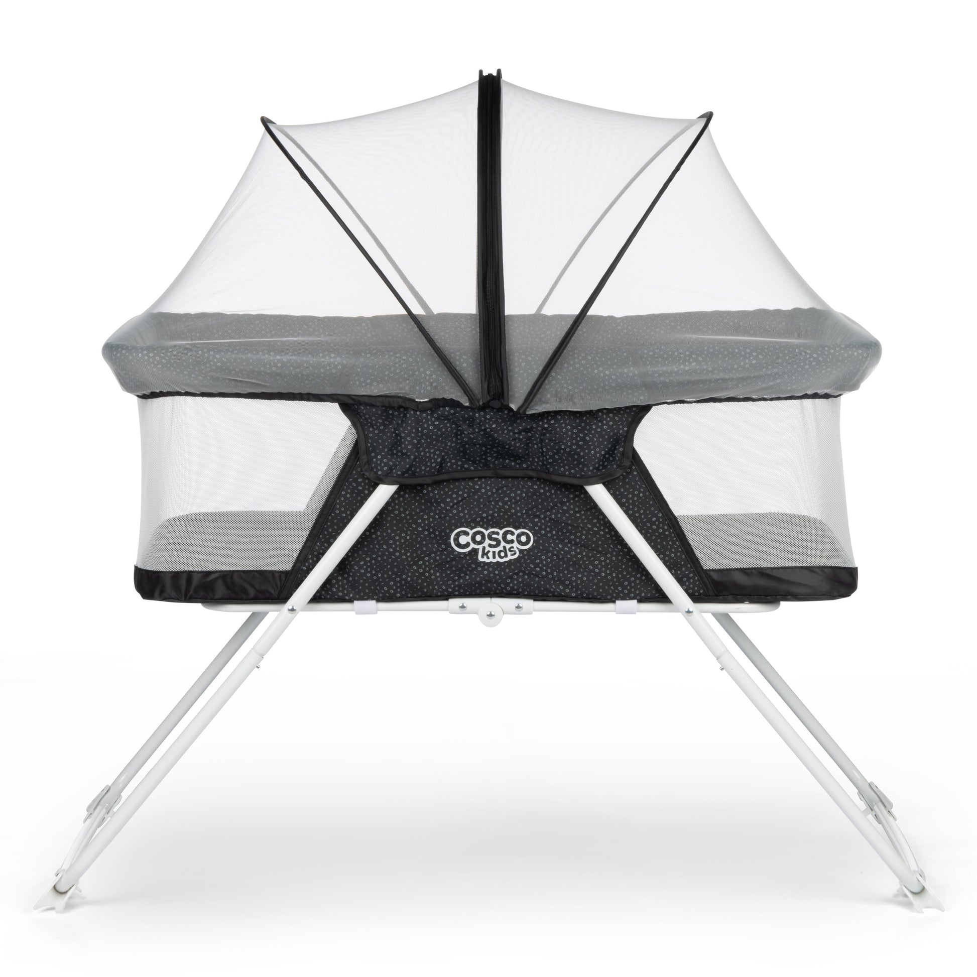 Sleep Spot Baby Bassinet in Noir Polka Dot Design