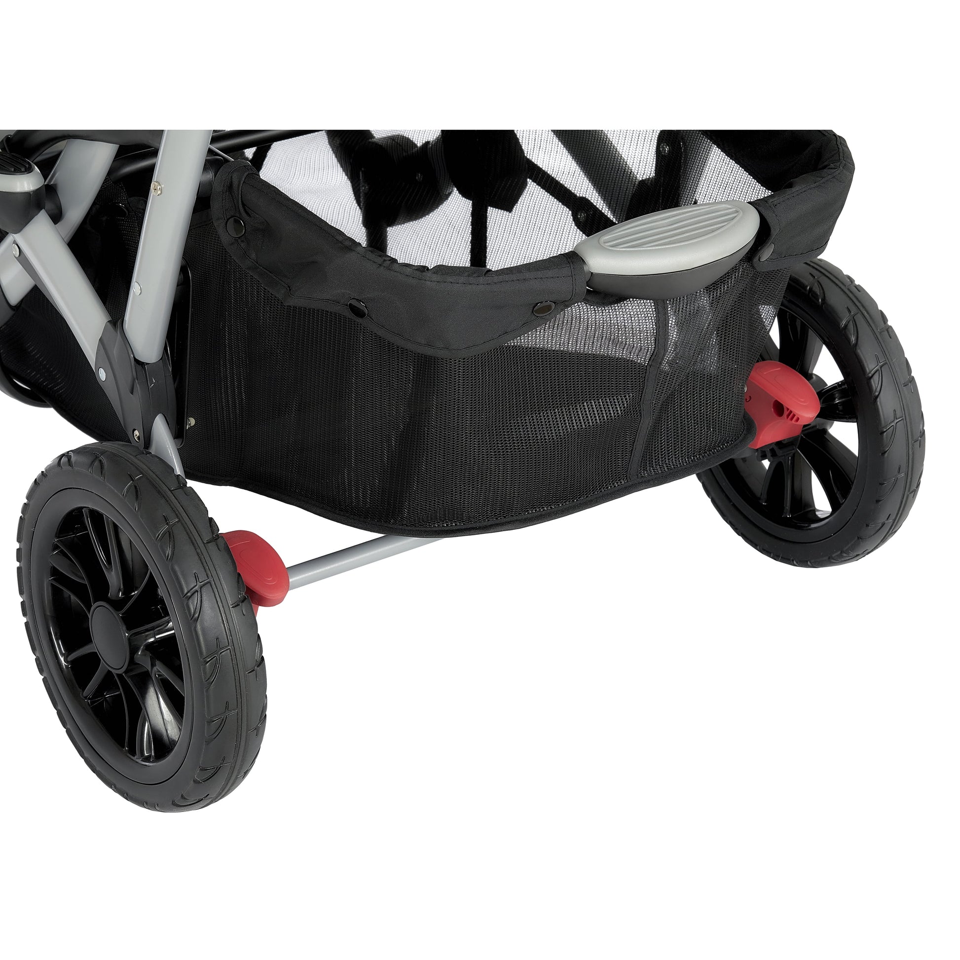 Track Tandem Stroller - Face-to-Face Design in Light Grey