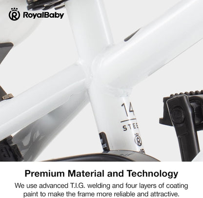 Freestyle Classic & EZ Balance Switchable Bicycle for Kids, Available in 12", 14", 16", and 18" Sizes, Suitable for Ages 3-10