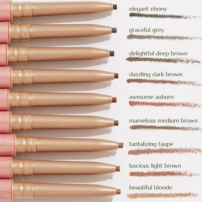 Eyebrow Pencil – Easy-To-Use Brow Definer for Shaping, Filling & Blending – Long-Wear Light Brown Eyebrow Pencils for Women with Precise Tip (Light Brown)