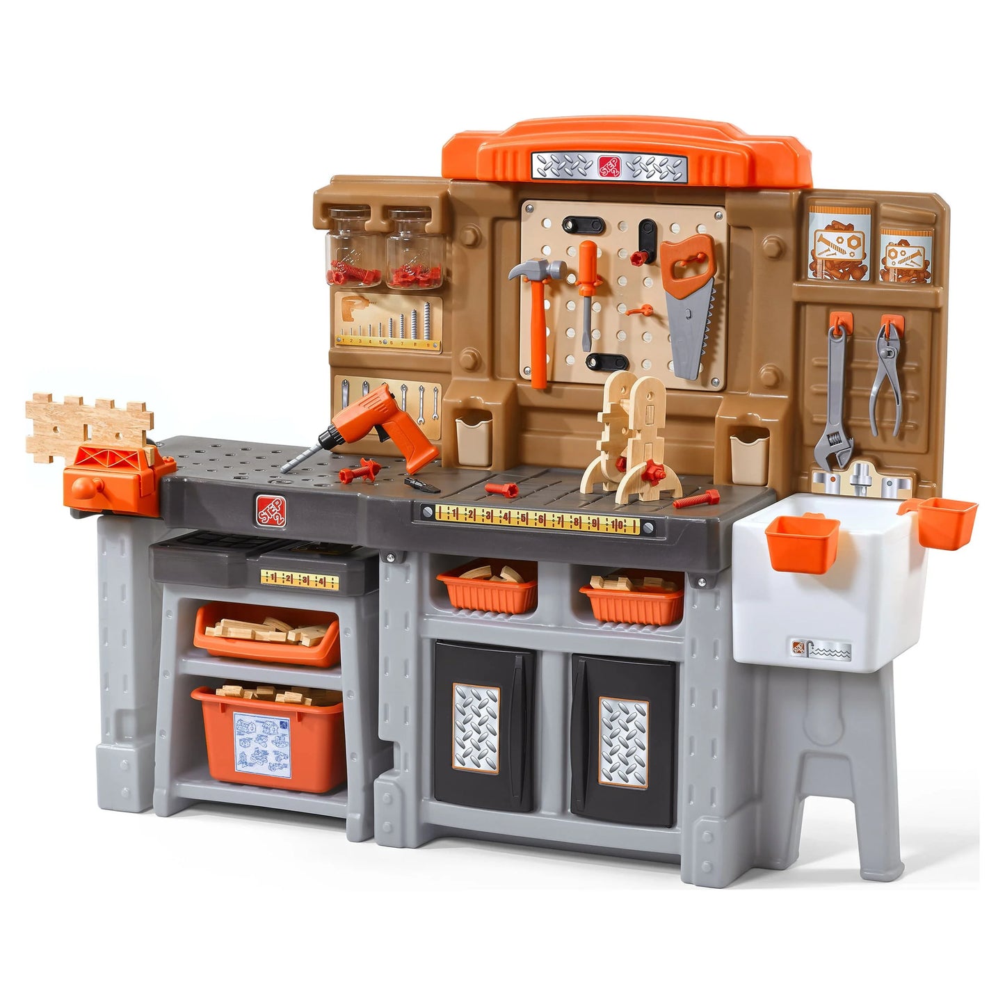 Toddler Workshop Utility Bench with 76-Piece Tool Set
