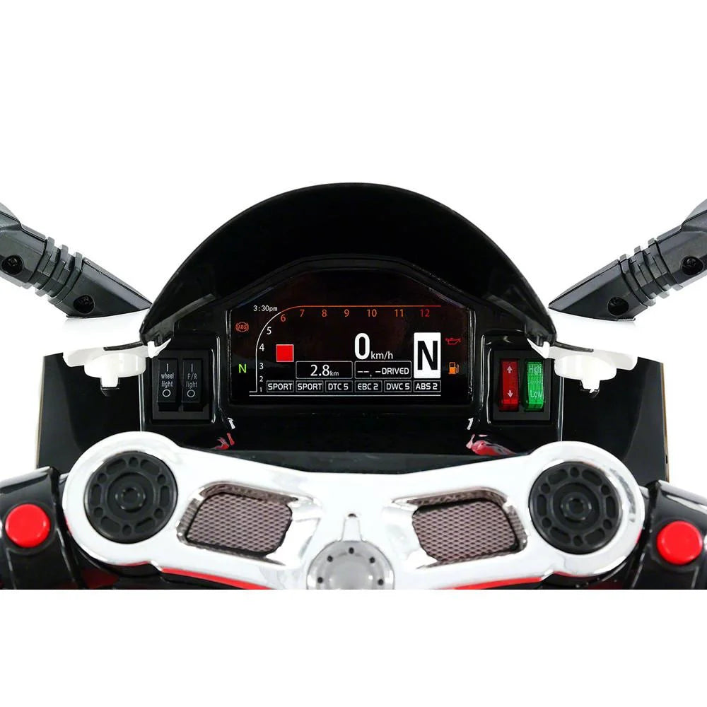 2023 Ducati Style Ride on Toy Motorcycle Car for Kids 12V Battery Powered Pink