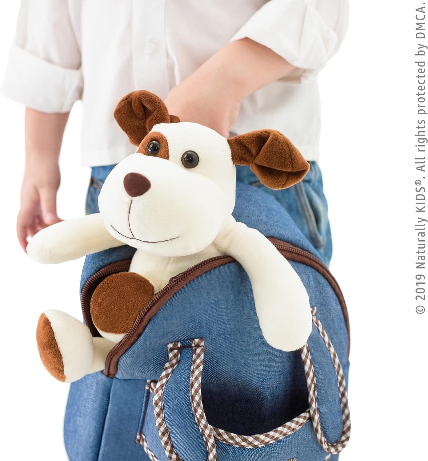 Dog Backpack and Toddler Plush Toy Set - Ideal Gifts for Children Aged 2 to 5 Years