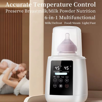 Professional Multi-Functional Baby Bottle Warmer and Food Heater with Precision Temperature Control and Sterilization Features
