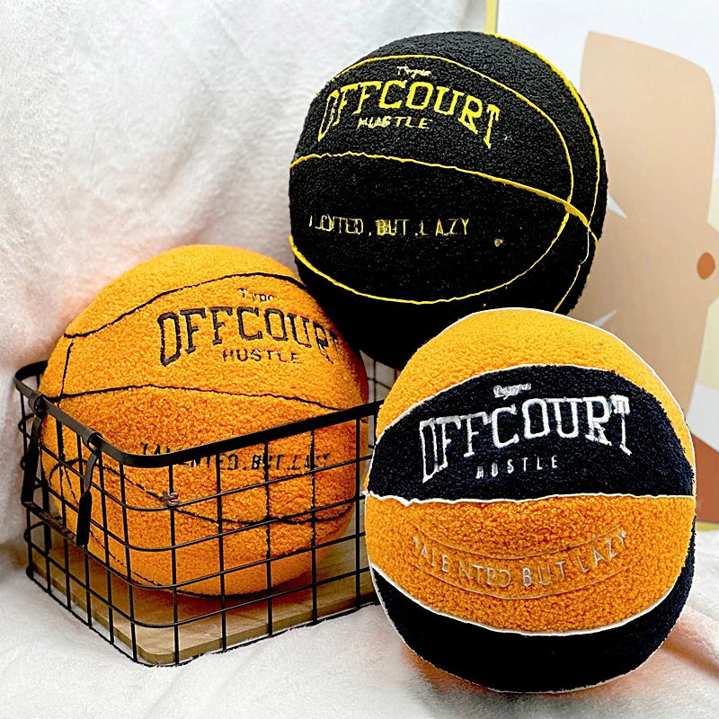 25CM Offcourt Basketball Plush Toy - Anime-Inspired Soft Pillow for Children, Ideal Birthday and Christmas Gift