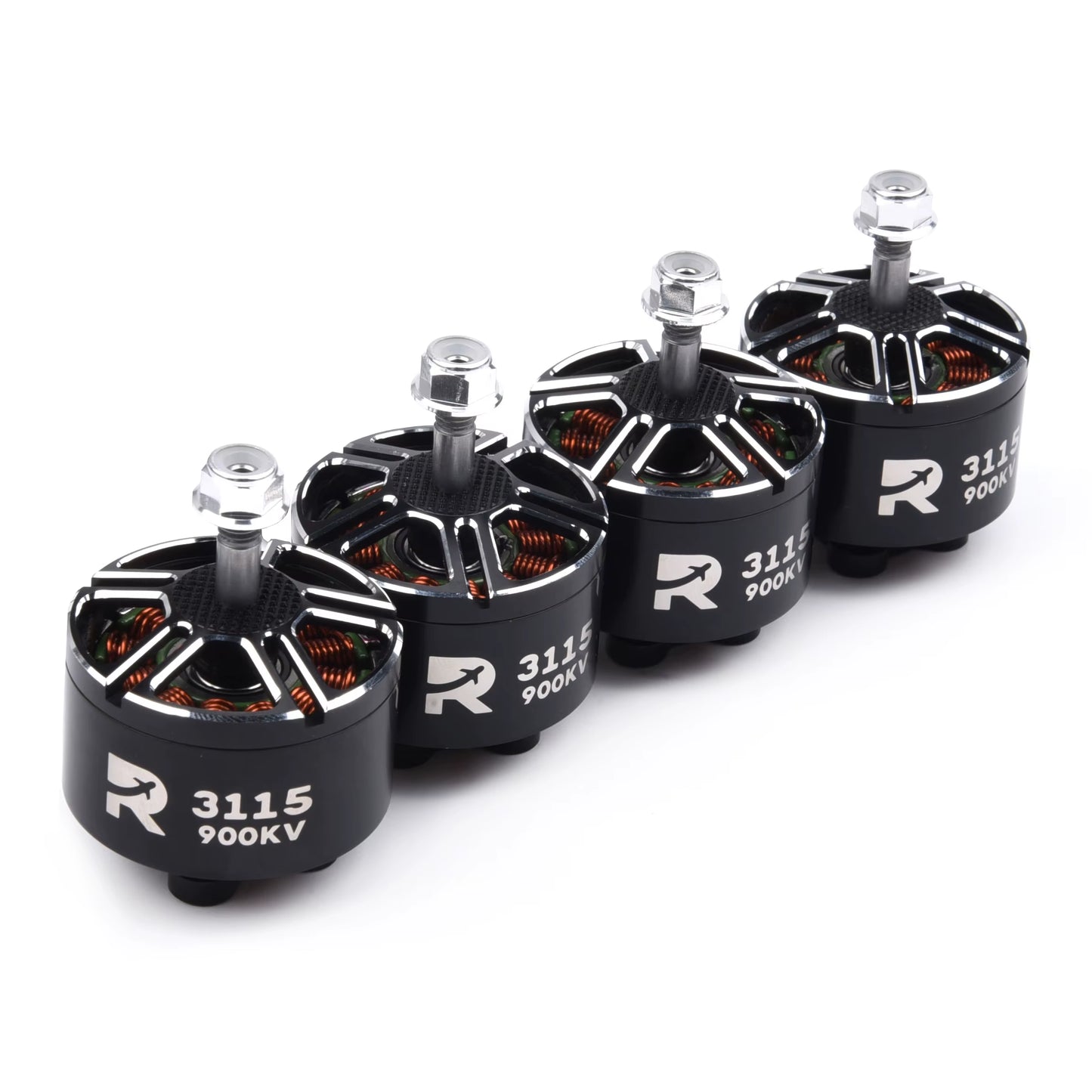 4-Pack of 3115 900KV Brushless Motors for RC Multirotor X-Class FPV Mark4 APEX 10-Inch XL10 Camera Kit Frame (3-6S)