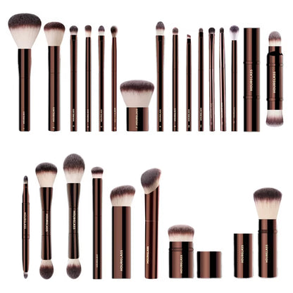 Makeup Brush Set & Kit Include Powder Foundation Concealer Lip Blusher Bronzer Eyeshadow Eyeliner Highlight Brush