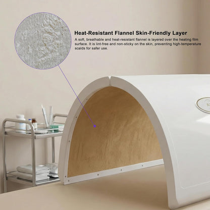 Far Infrared Device 180 Degree Surround Heating Portable Foldable Spa Beauty Salon Skin Care Muscle Tension  ETIN18