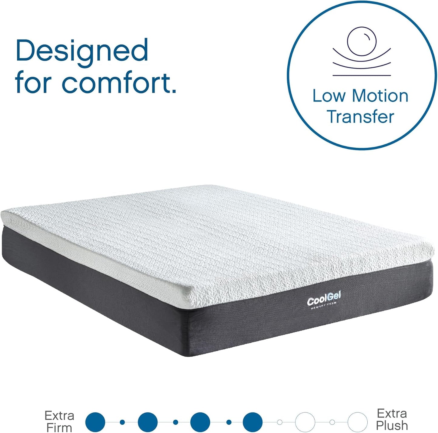 12 Inch Full Size Mattress Memory Foam Medium Firm, Gel Memory Foam Mattress Full Matress Cooling, Made in the USA, 12" Depth with Pressure Relief, Certipur-Us Certified No Fiberglass, Bed