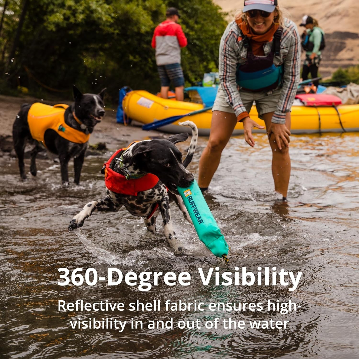 , Float Coat Dog Life Jacket, Premium Buoyancy Swim Vest with Lift Handle, Secure Fit & Reflective Trim, Adjustable Flotation for Swimming, Boating, & Outdoor Adventures, Blue Dusk, X-Small