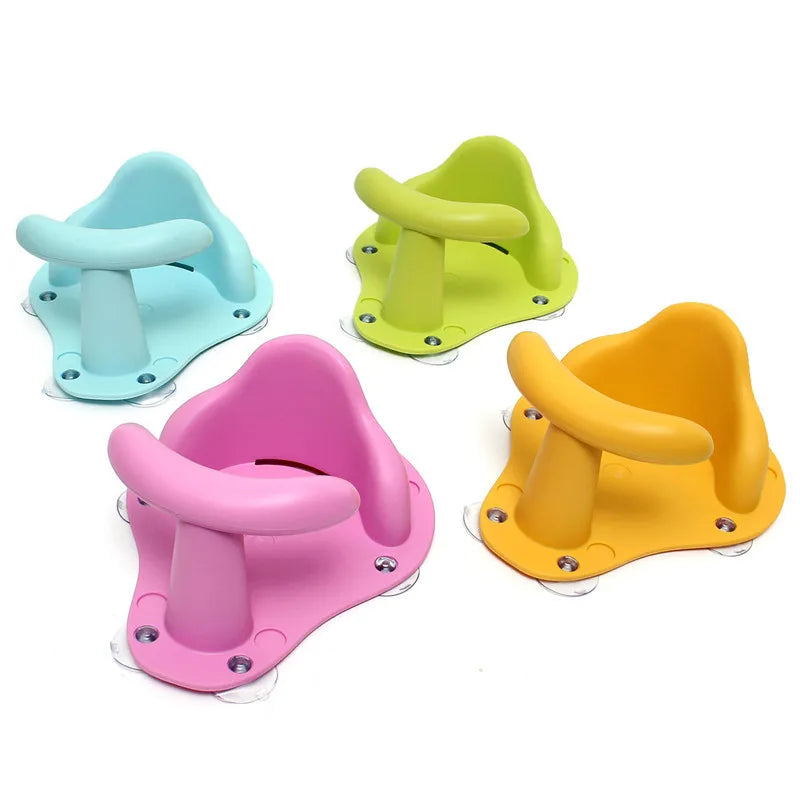 Infant Bath Seat for Newborns - Non-Slip Plastic Bath Chair for Tub Applications