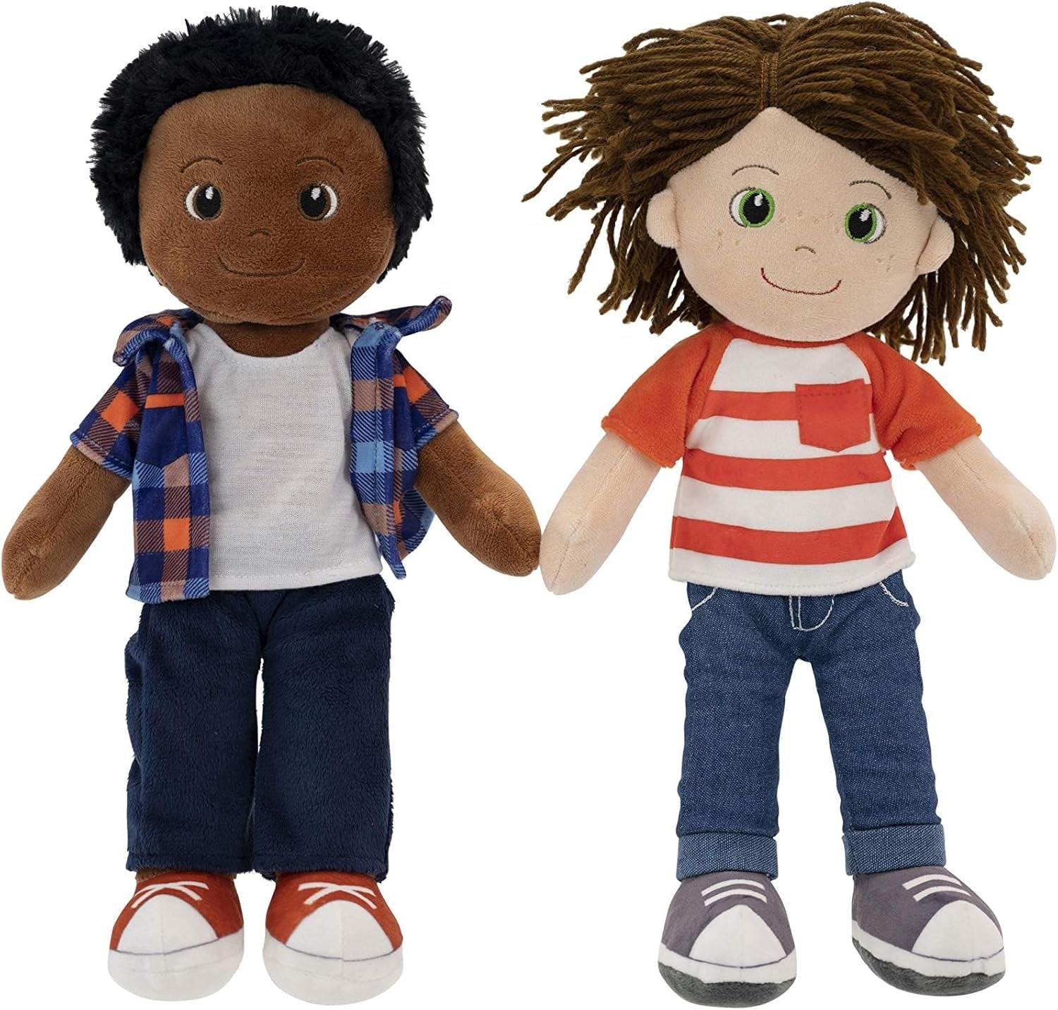 14-Inch Ollie Plush Baby Doll - Sensory Fabric Rag Doll for Infants and Toddlers, Machine Washable Stuffed Toy - Perfect Gift for Baby Showers, Birthdays, and Special Occasions