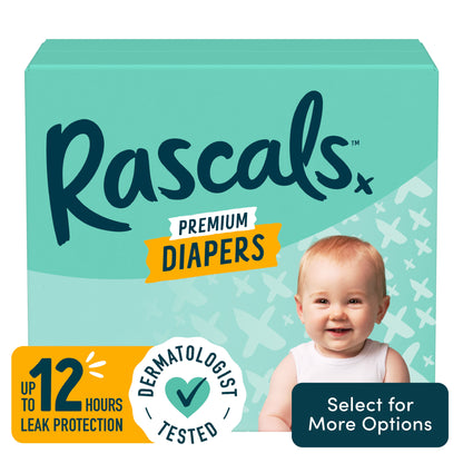 Premium Absorbent Baby Diapers, Size 7, 44 Pack