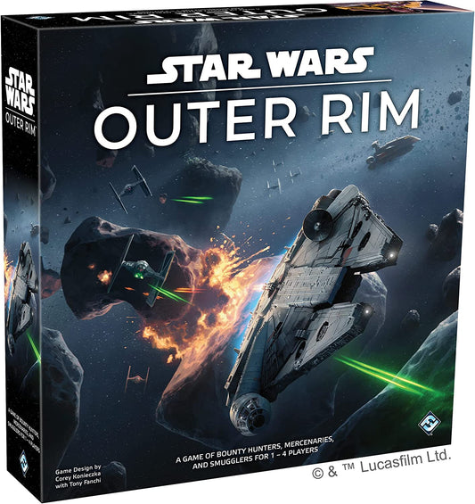 Star Wars: Outer Rim Strategy Board Game - Engaging Family Adventure for Ages 14+, 1-4 Players, 3-4 Hours of Playtime