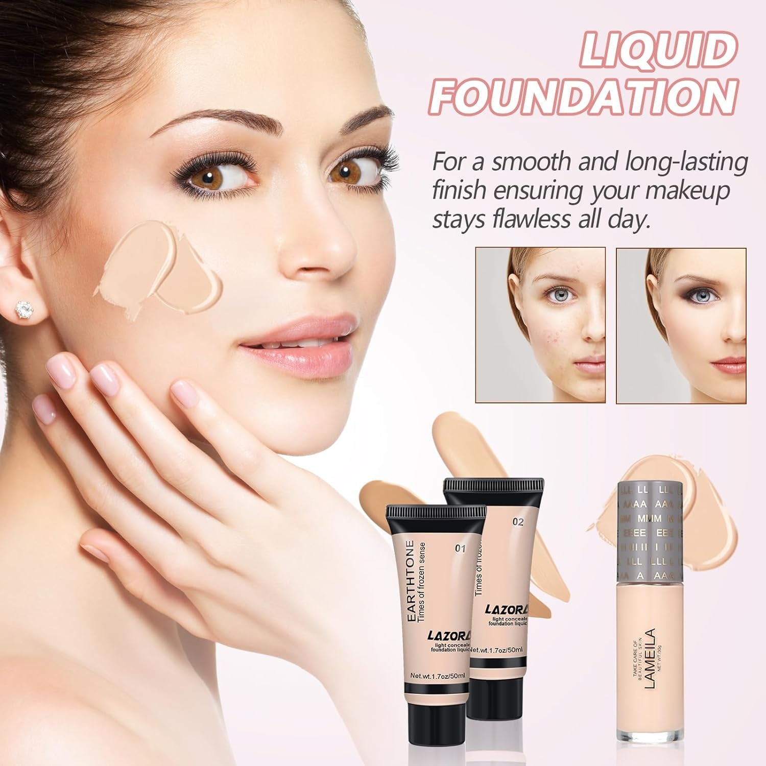 All in One Makeup Kit for Women Multi-Purpose Makeup Set - Eyeshadow Palette, Concealer Foundation Adult Professional and Beginner Portable Full Trunk Makeup Kits Women'S Full Kit