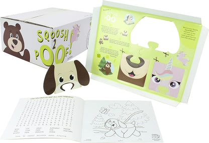 Sqoosh2Poof™ Jumbo Plush Bear - 54" Compressed for Convenient Storage