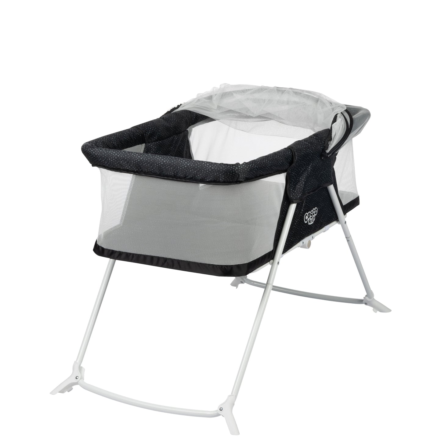 Sleep Spot Baby Bassinet in Noir Polka Dot Design